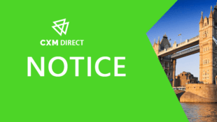 A CXM Direct lança uma conta de um centavo.