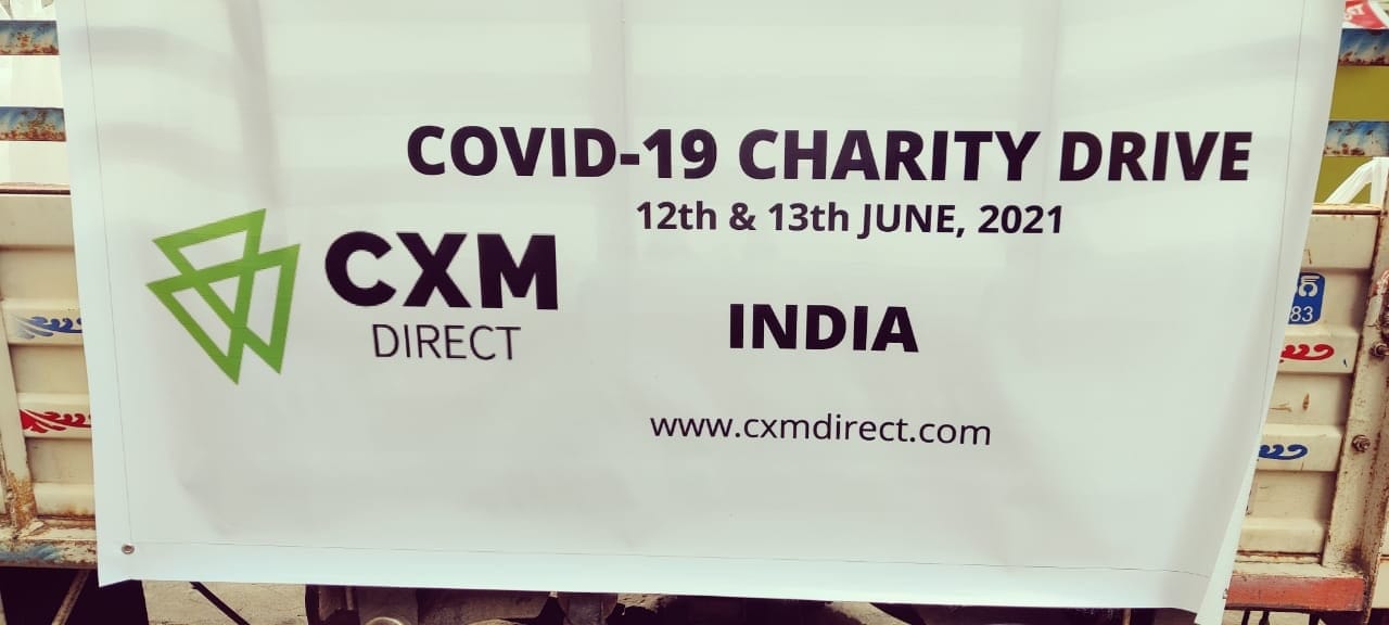 CXM Direct Reaches Out to COVID-affected Communities in India