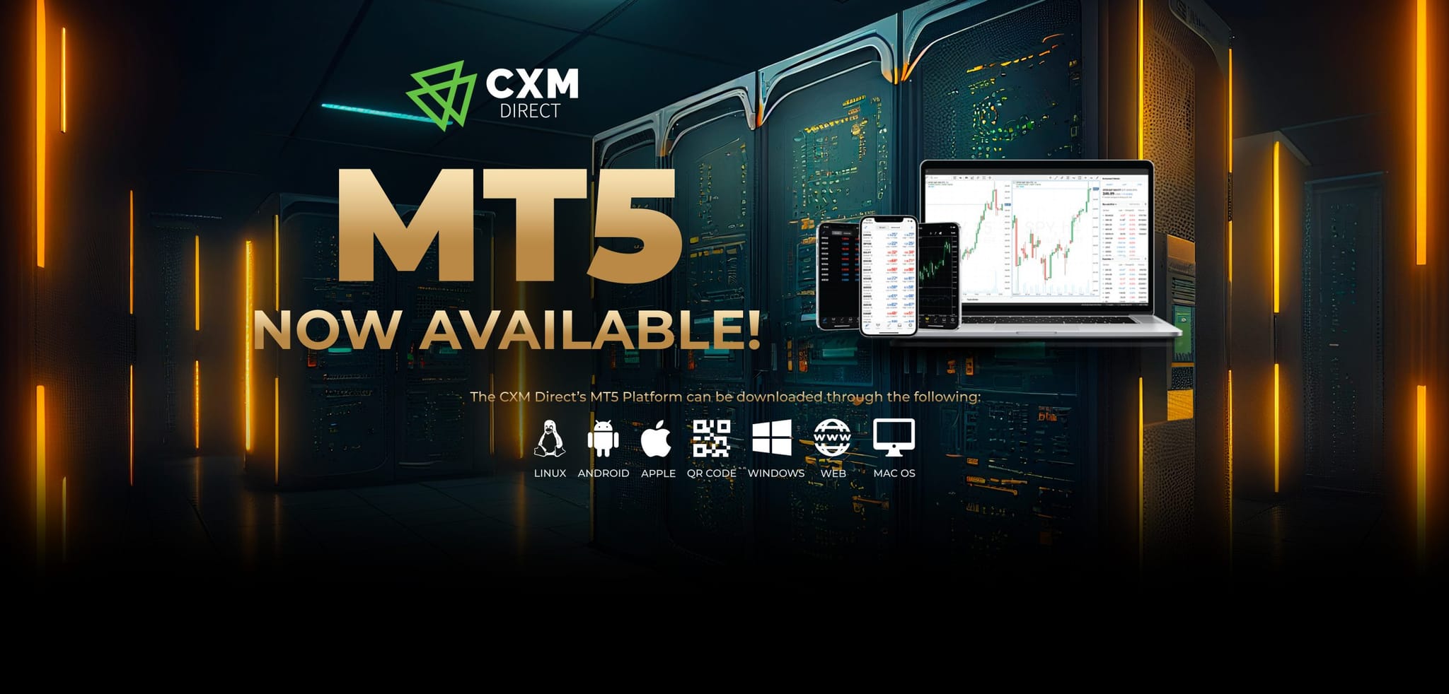A CXM Direct eleva a experiência de trading com o lançamento da plataforma MetaTrader 5
