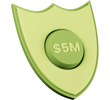 Security of funds up to $5,000,000